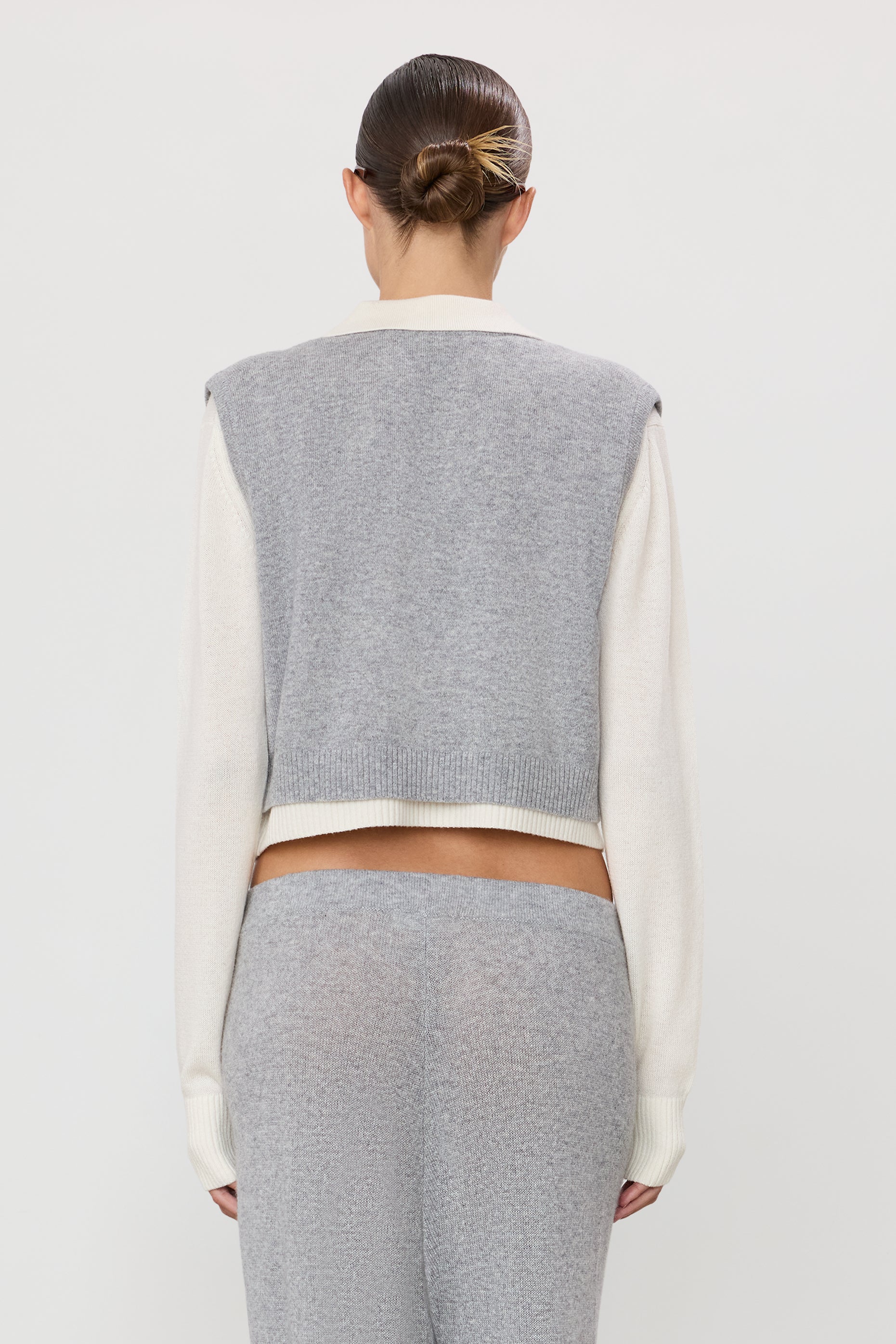 Gilet Leon – Heather Grey