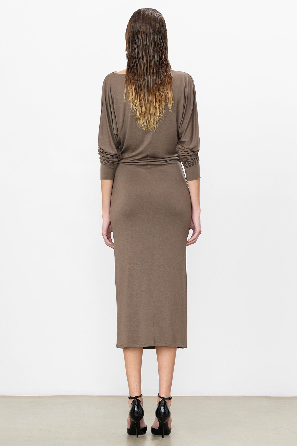 Robe Midi Aspen Mushroom - Éterne