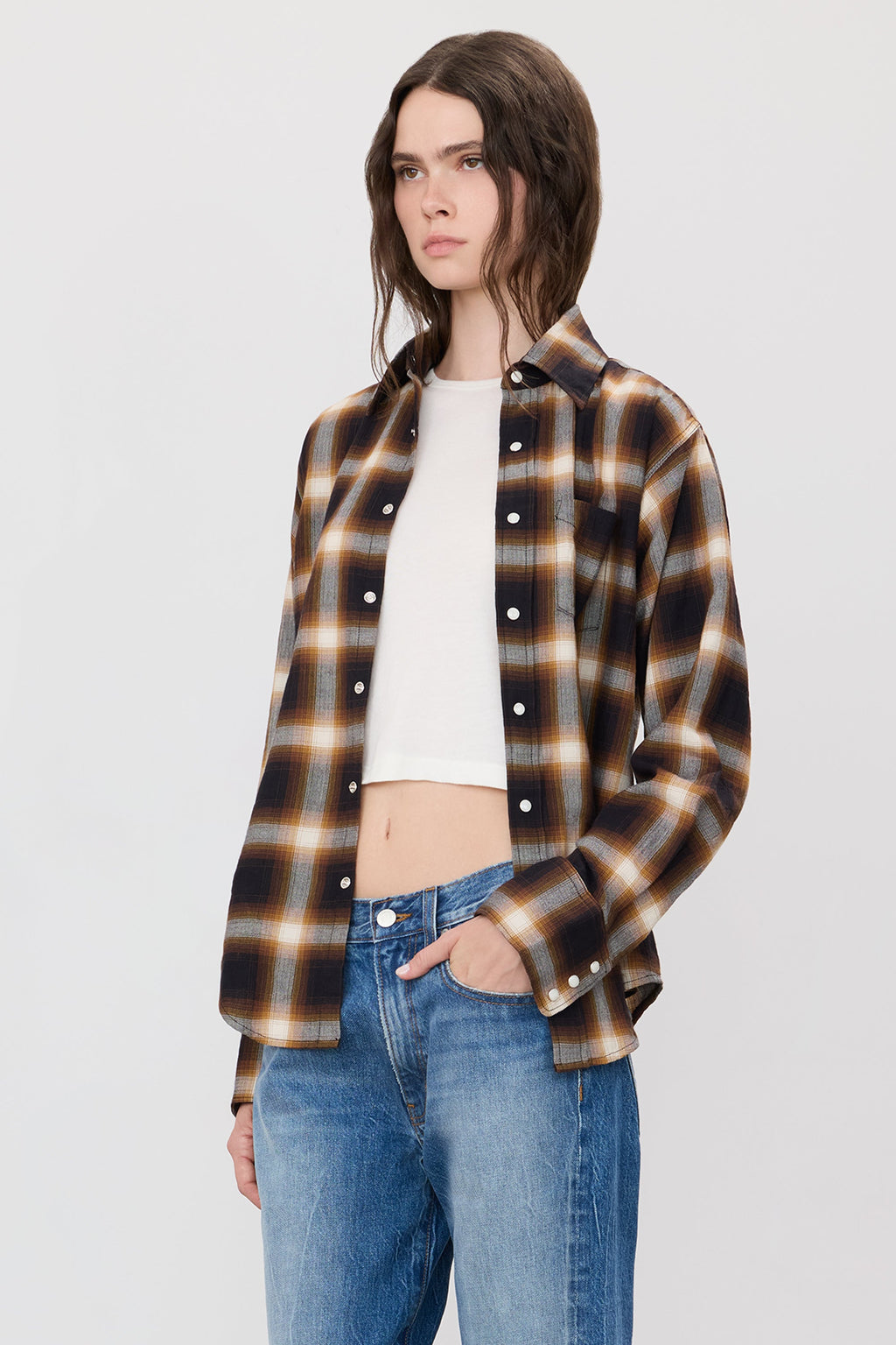 Chemise Ford Mushroom / Black - Éterne