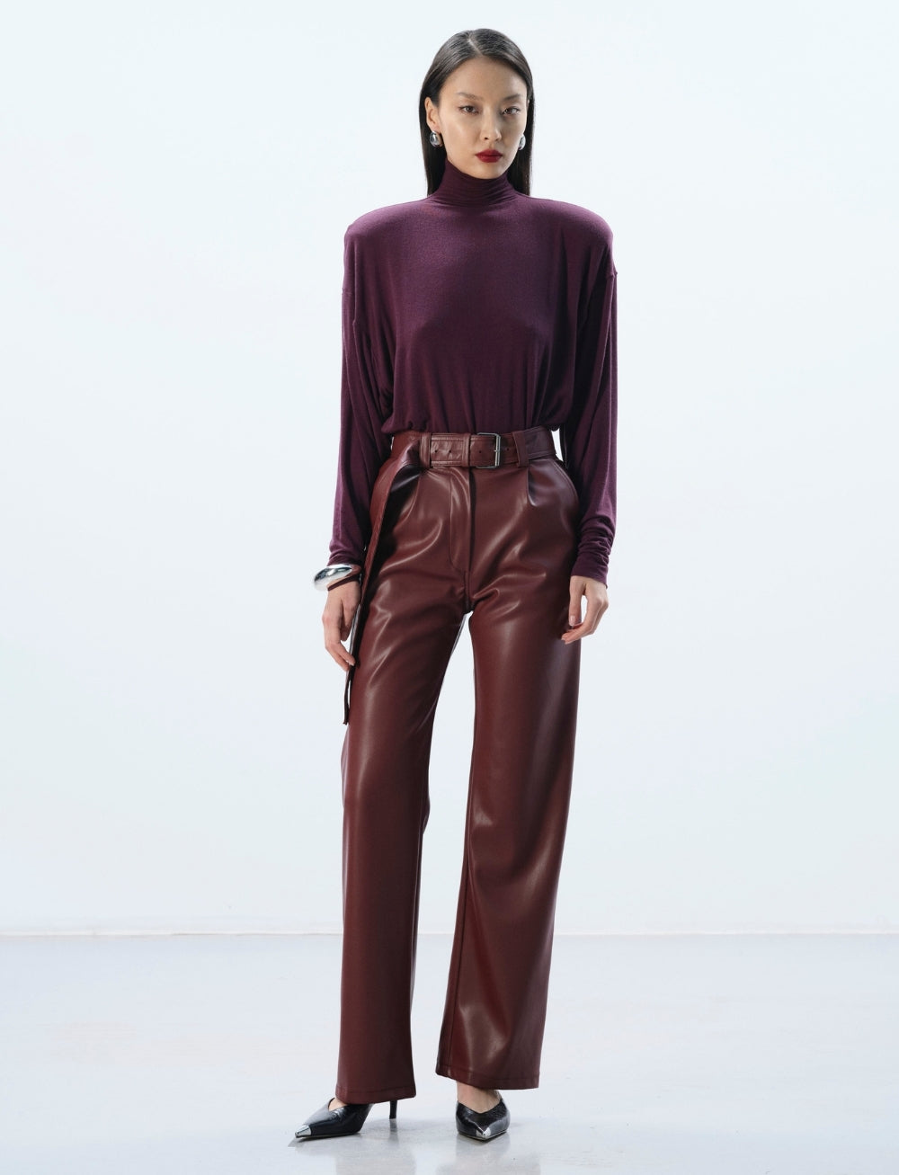 Pull fin Romy - Plum