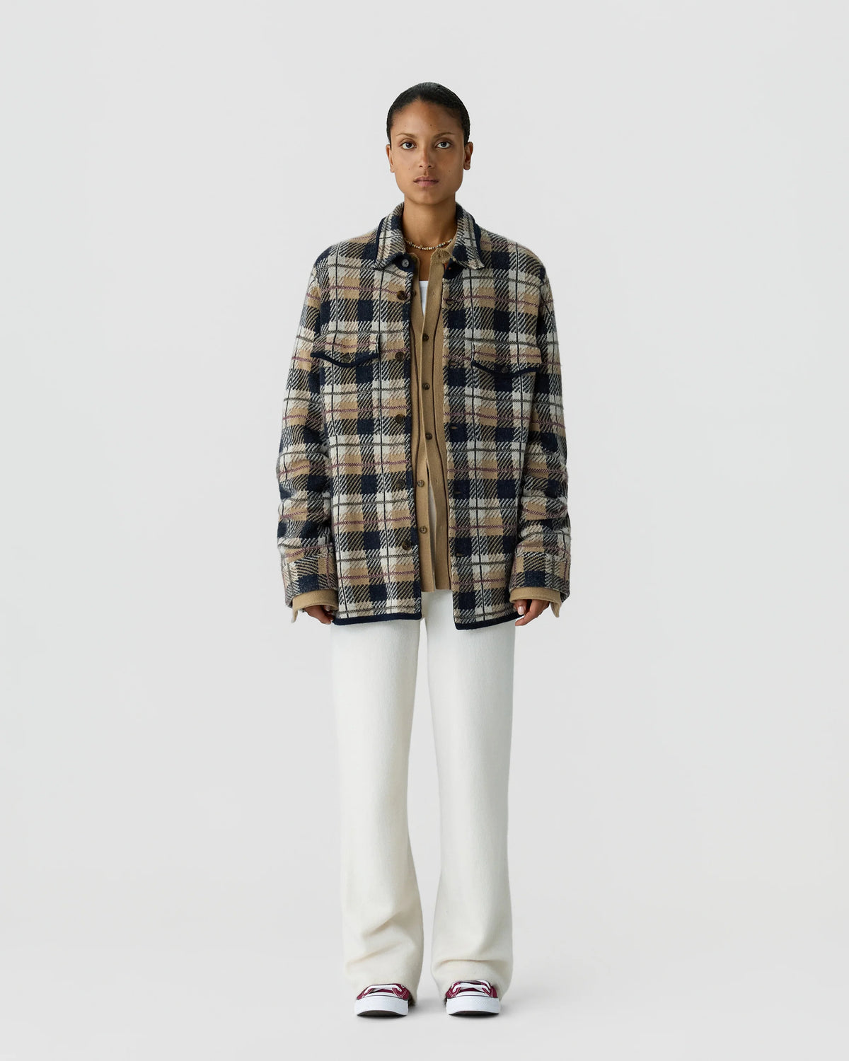 Chemise Plaid Work - Camel Combo