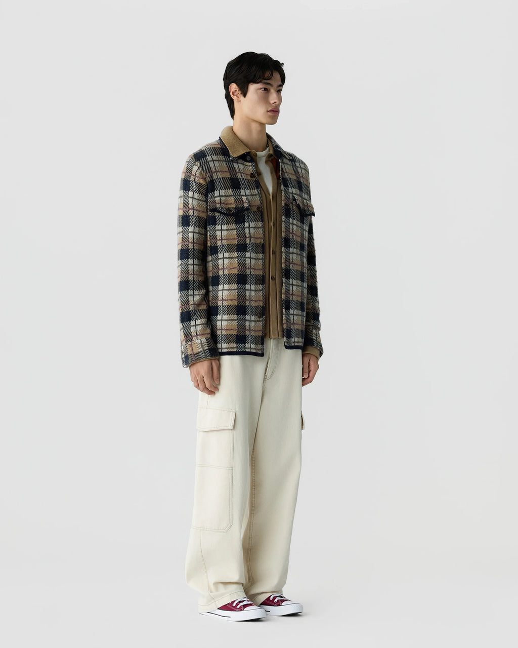 Chemise Plaid Work - Camel Combo