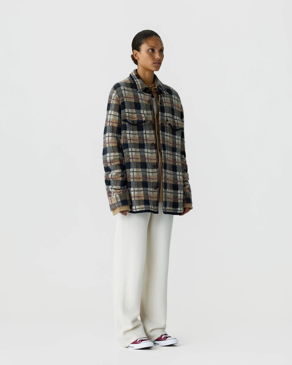 Chemise Plaid Work - Camel Combo