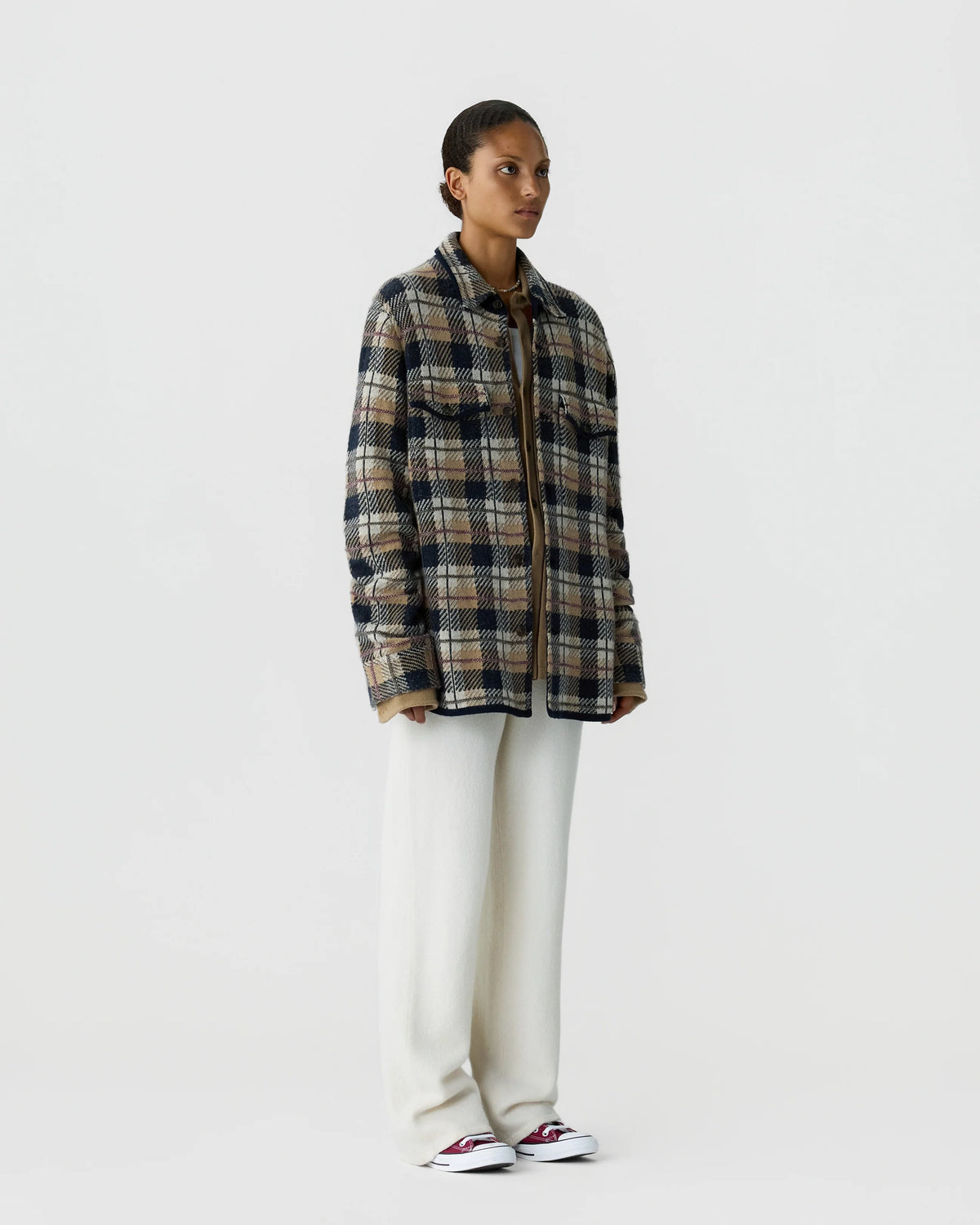 Chemise Plaid Work - Camel Combo