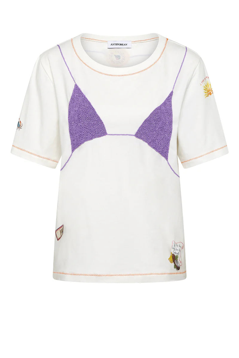 T-Shirt Vacay All Day Classic Lilac