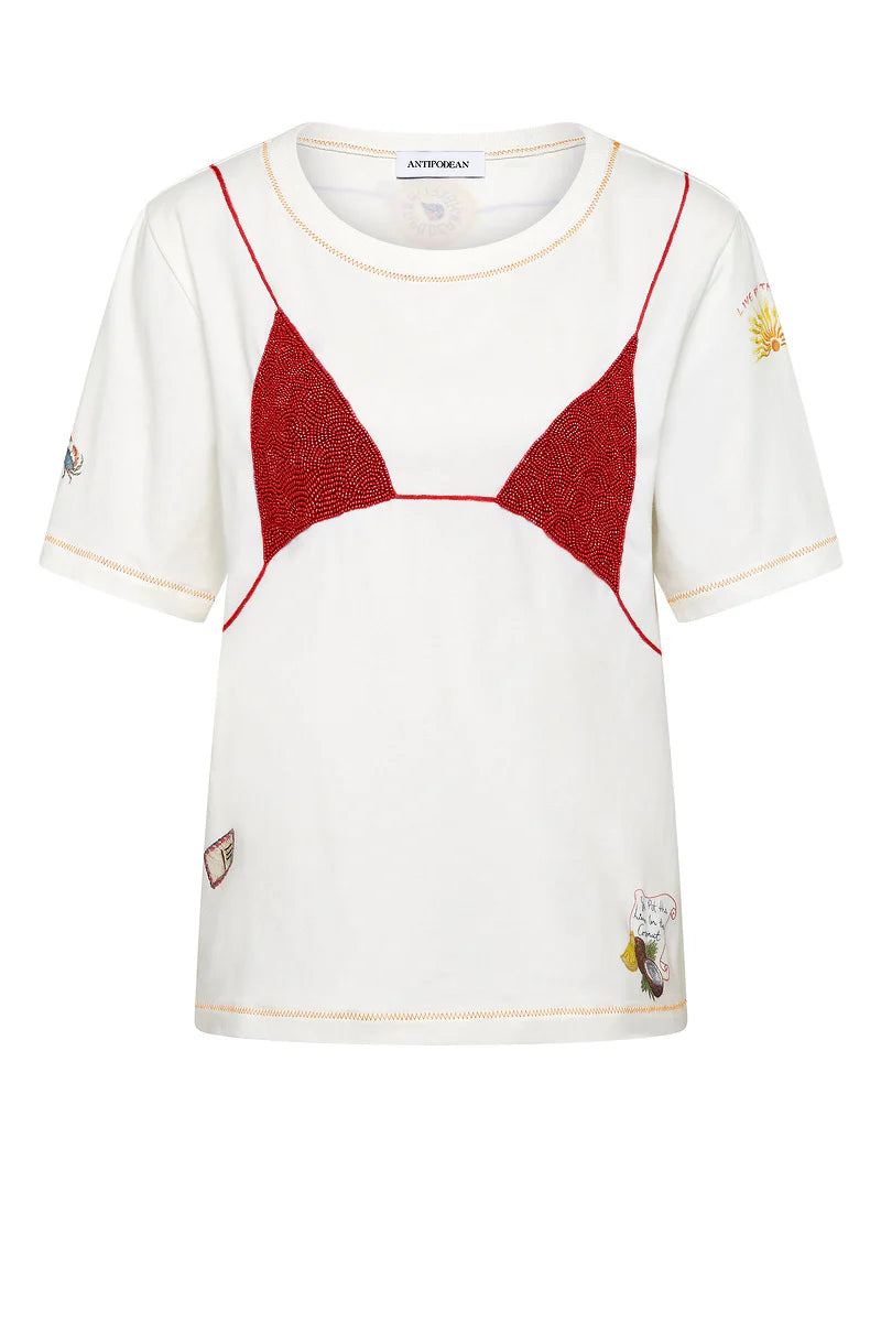 T-Shirt Vacay All Day Classic Red