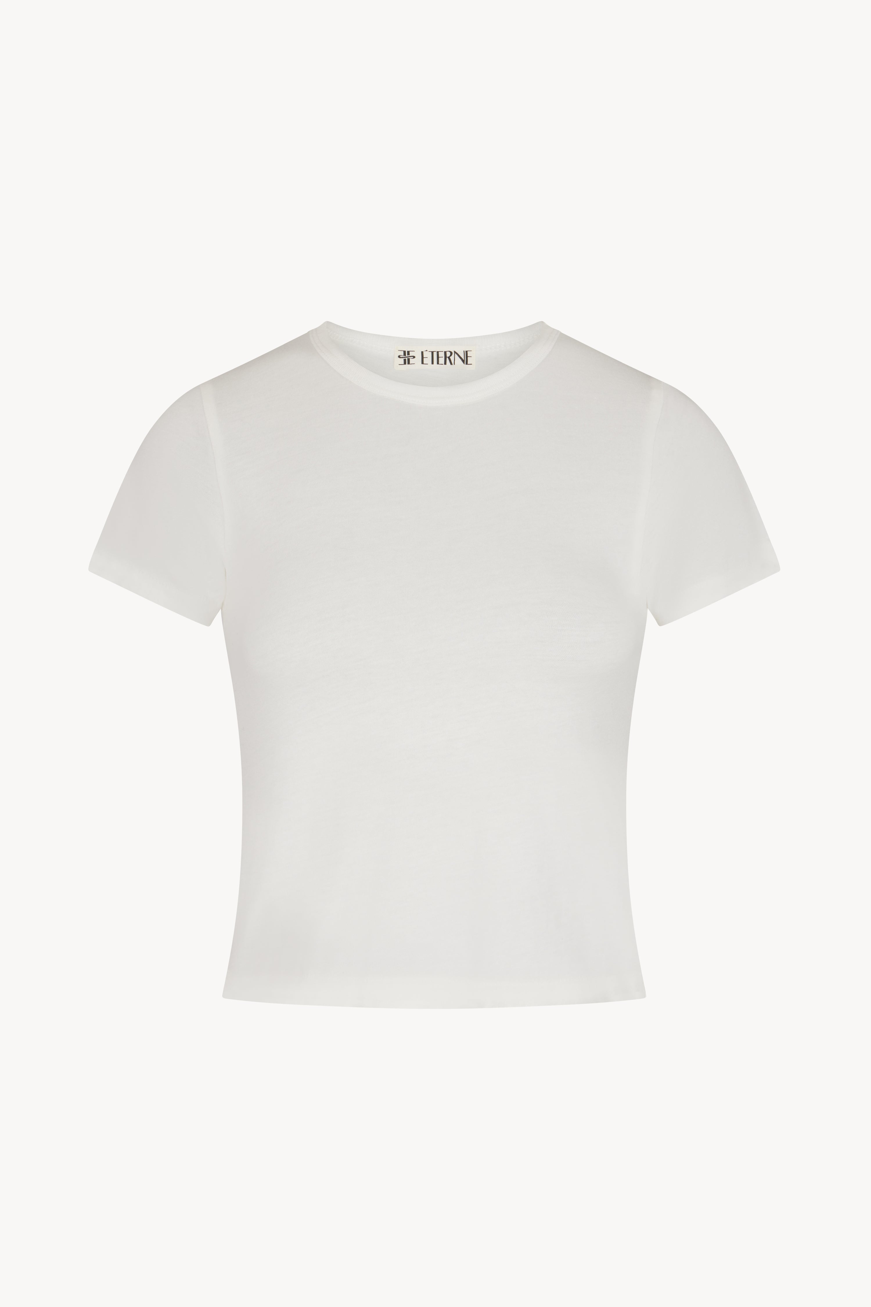 T‑shirt Baby Tee Chloe – Ivory