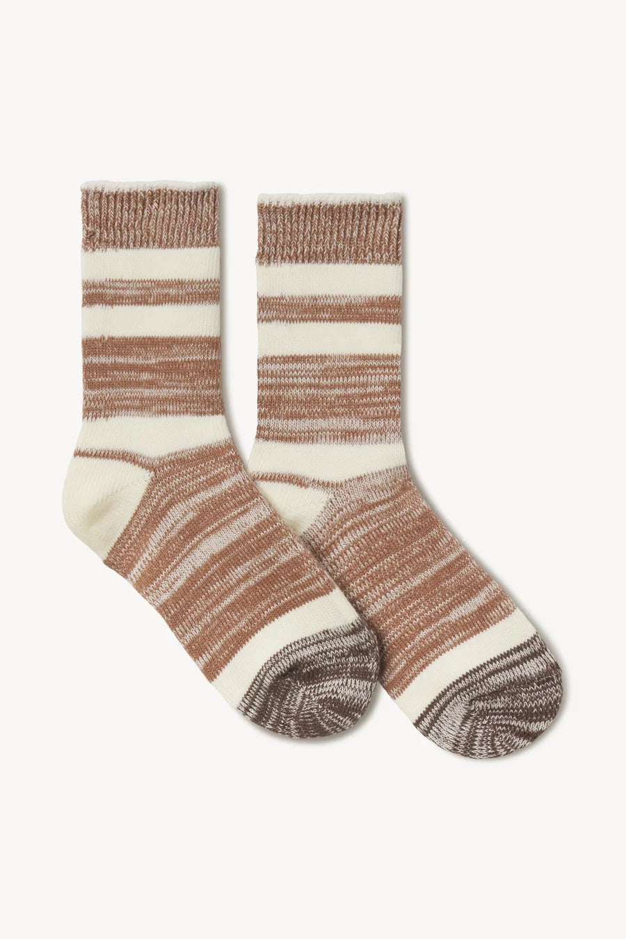 Chaussettes Heather Stripe – Mushroom