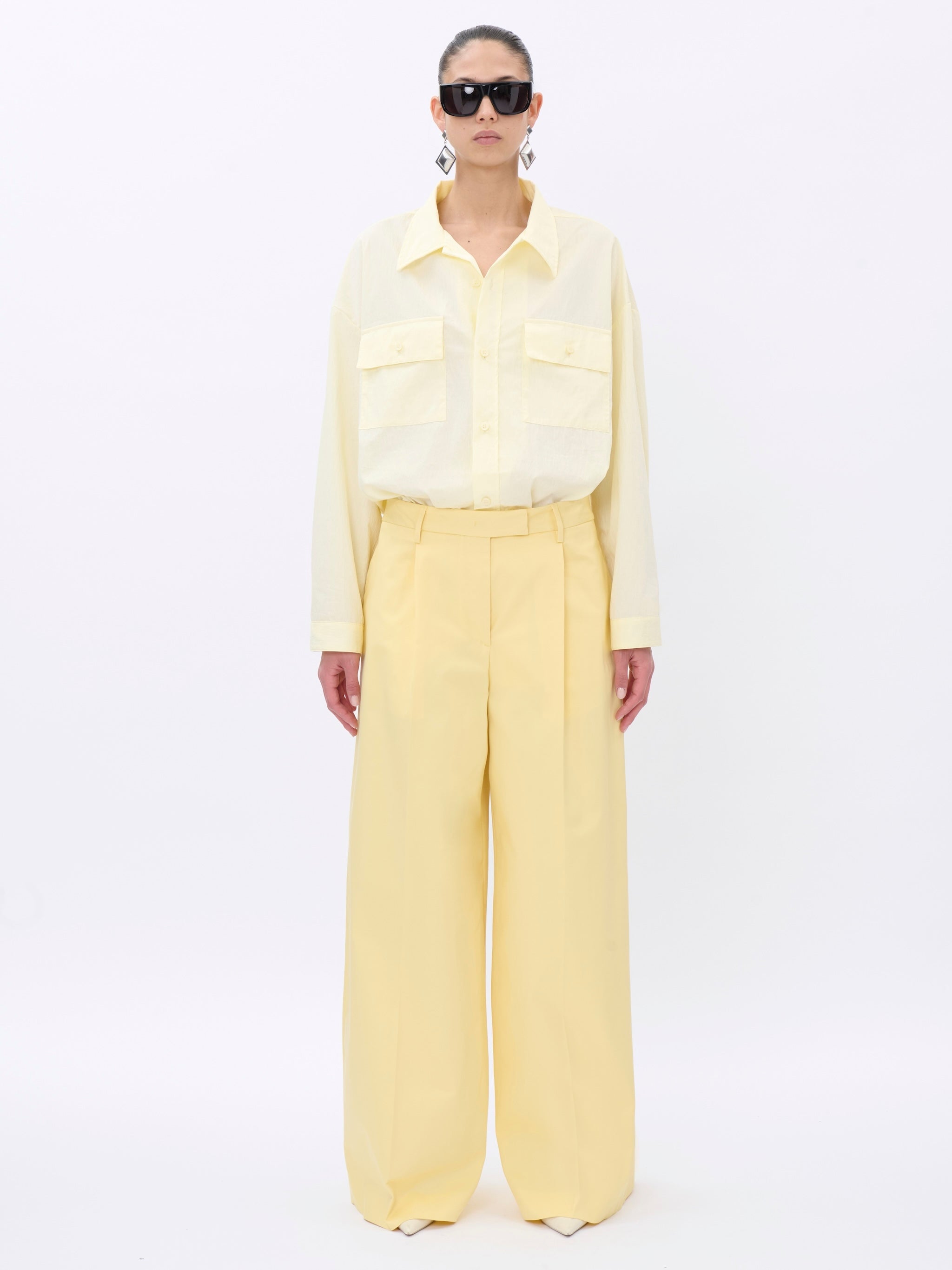Pantalon Deva Garbardina - Light Yellow