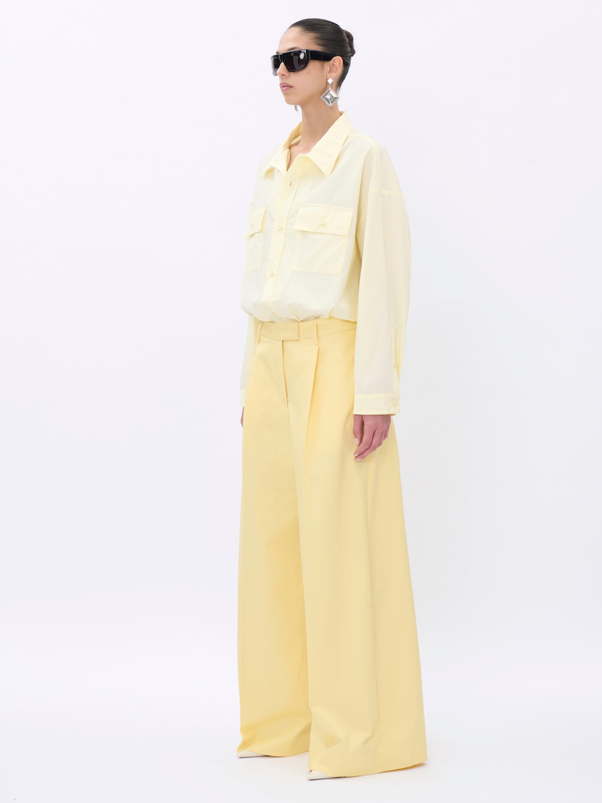 Pantalon Deva Garbardina - Light Yellow