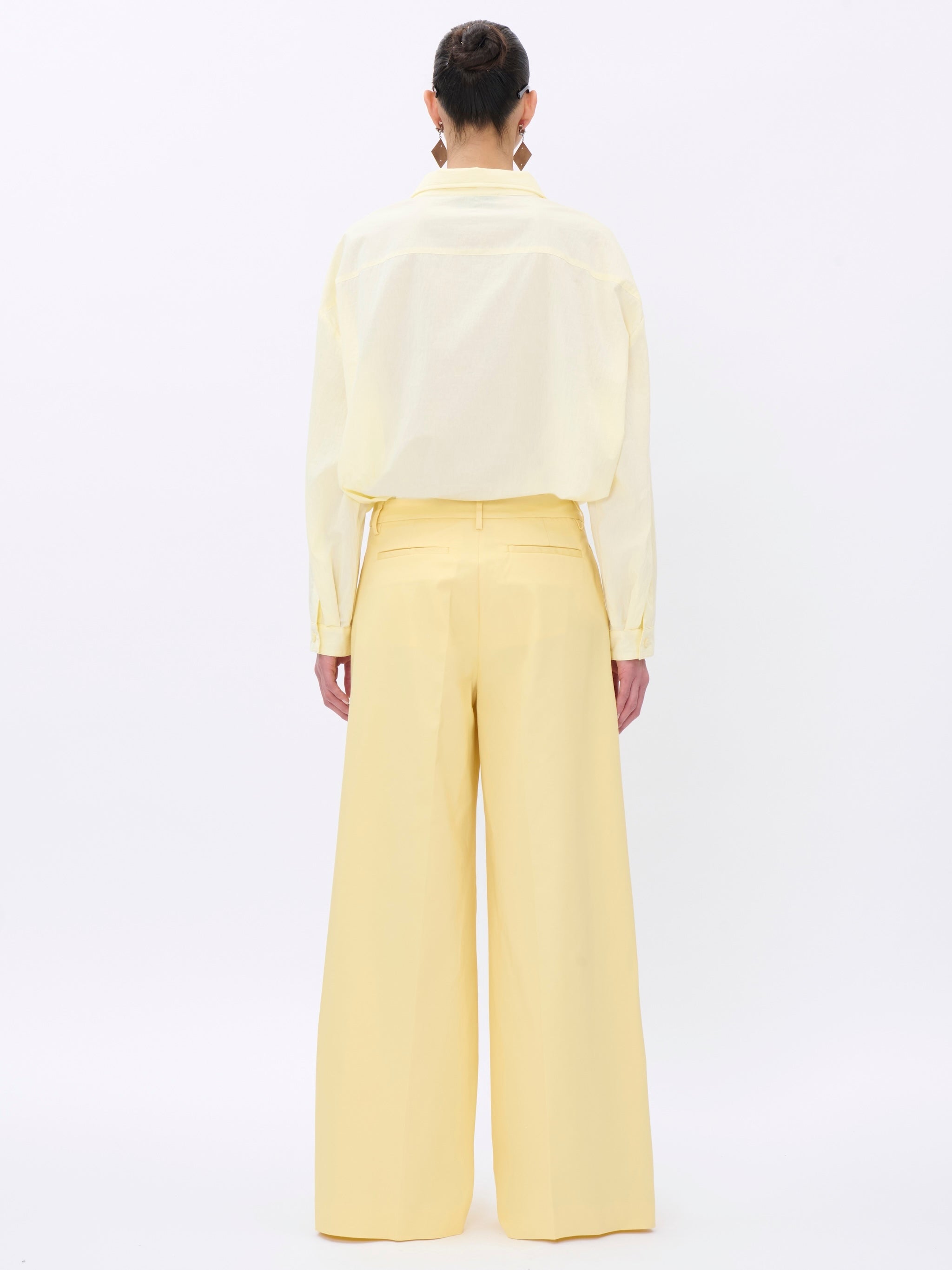 Pantalon Deva Garbardina - Light Yellow