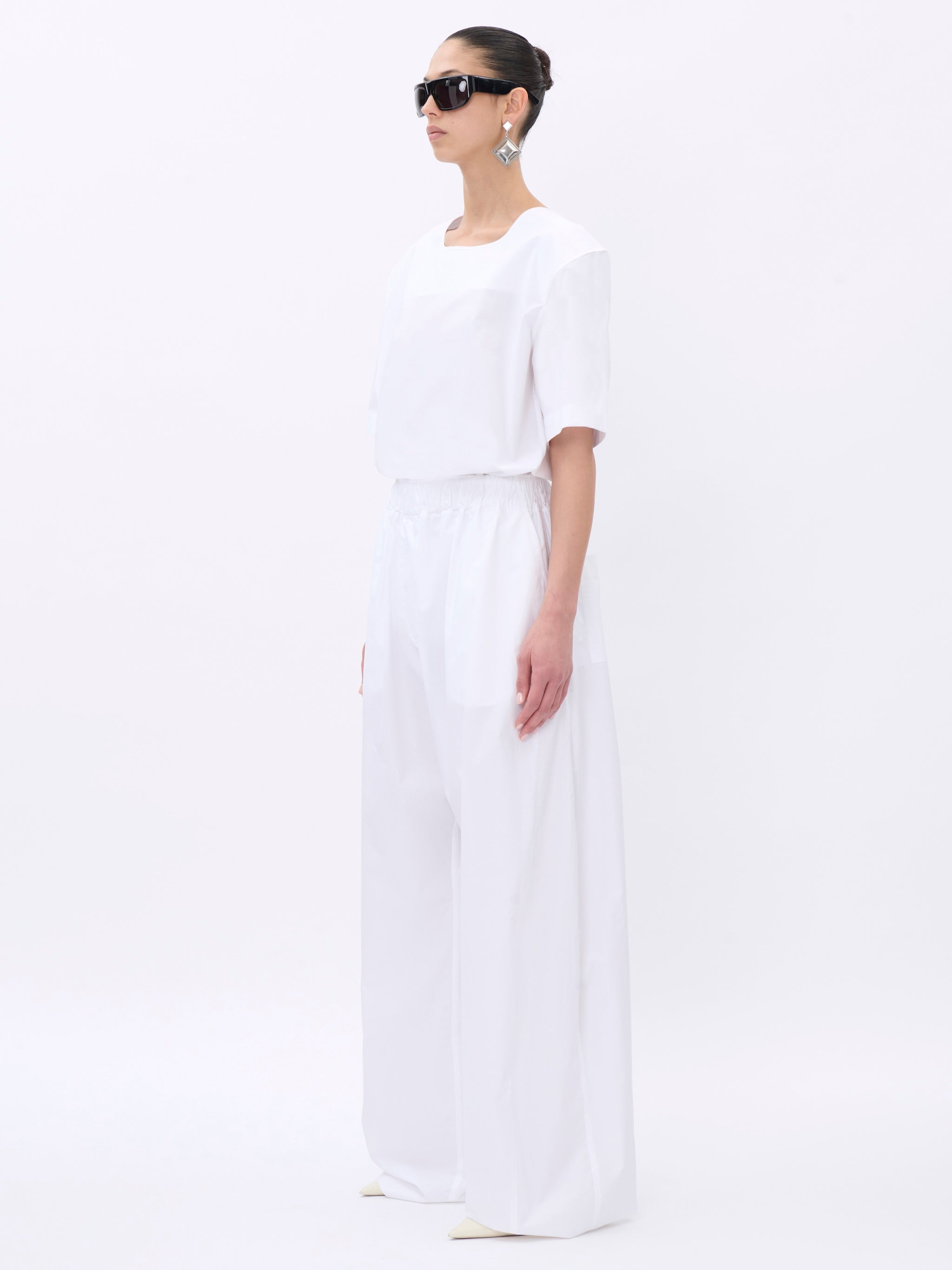 Pantalon Dora Popeline - White