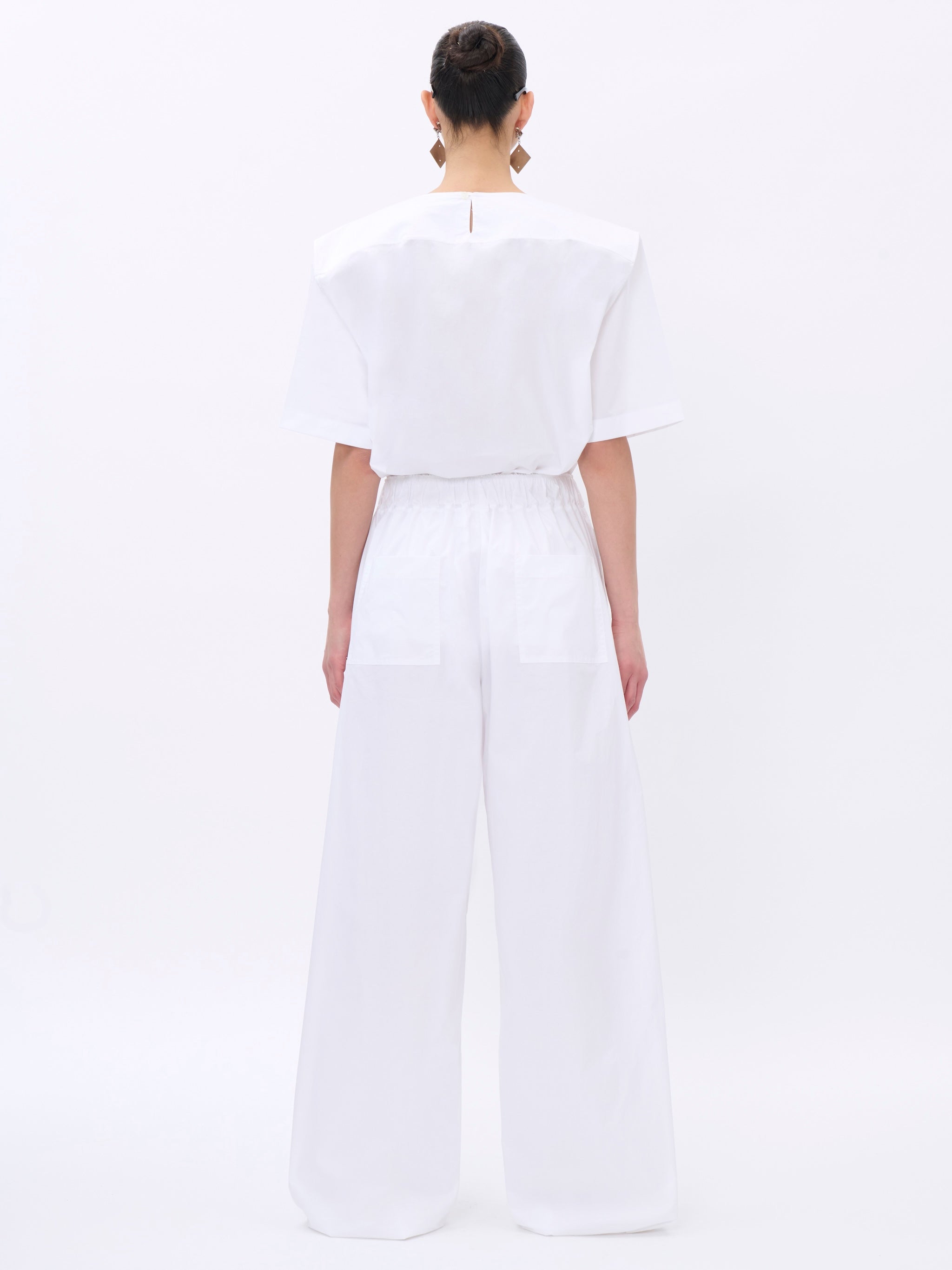 Pantalon Dora Popeline - White