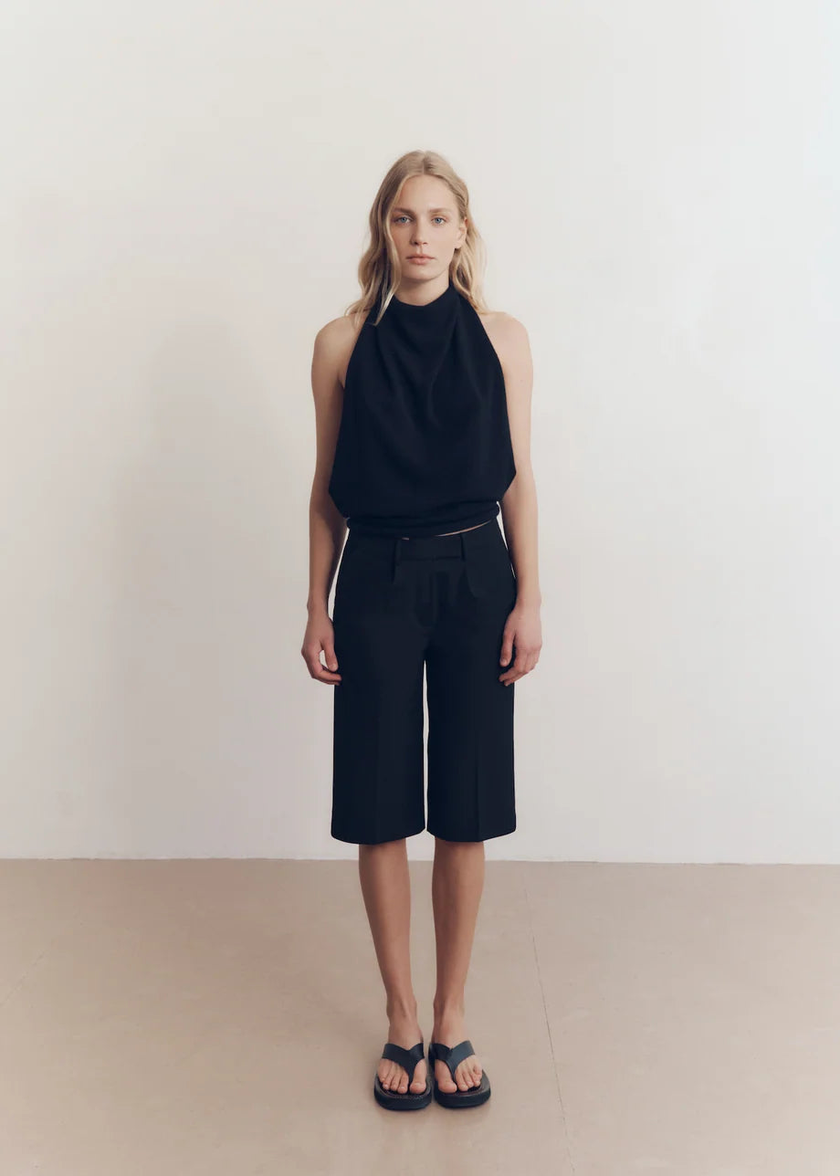 Top Tara Drapé Onyx