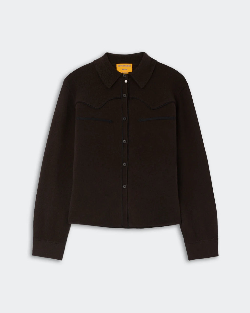 Chemise Cropped Western - Burnt Cocoa