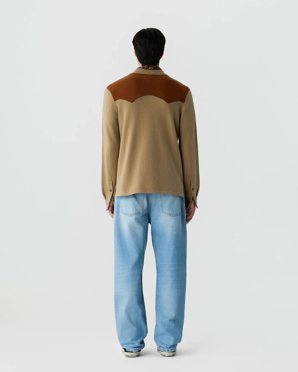 Chemise Western Button Up! - Camel/Burnt Sienna