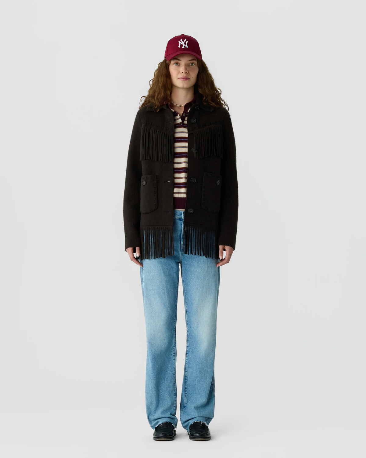 Veste Western Fringe - Burnt Cocoa