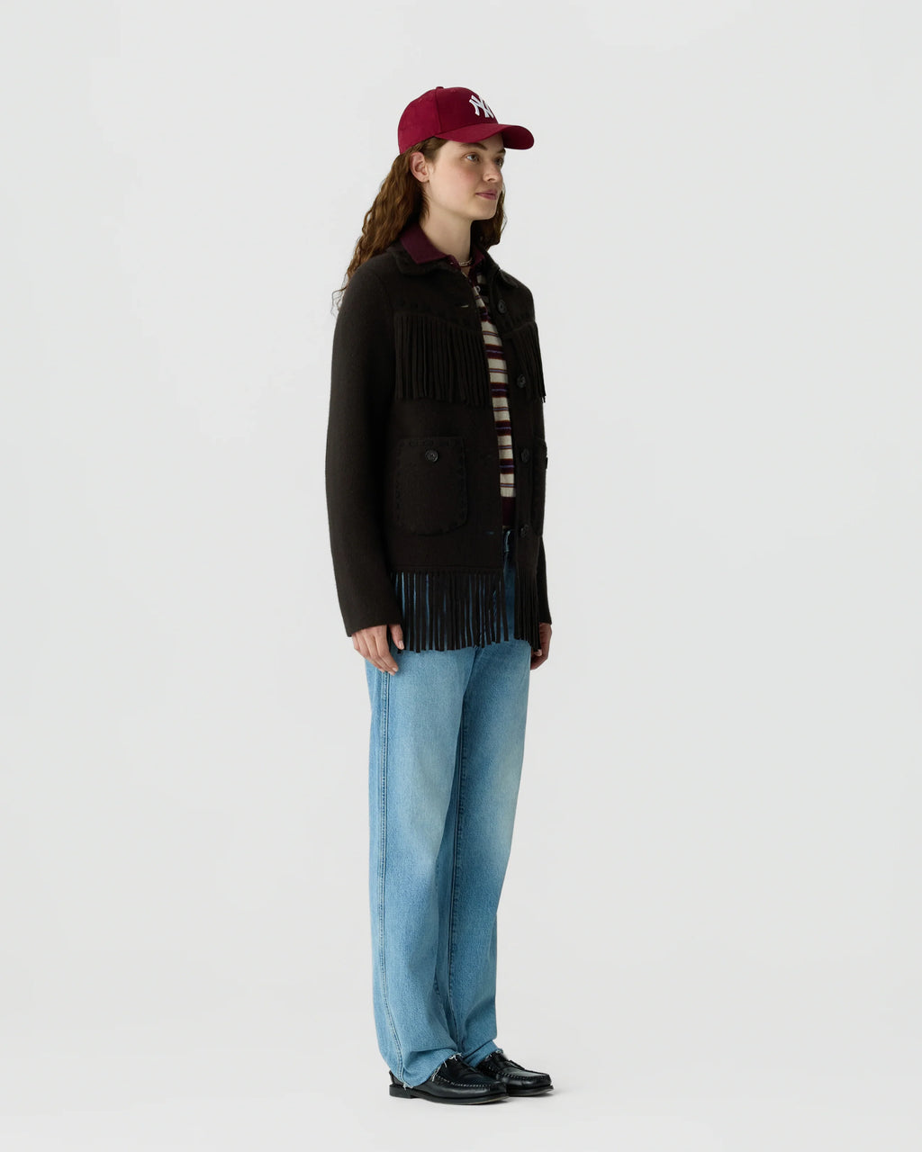Veste Western Fringe - Burnt Cocoa