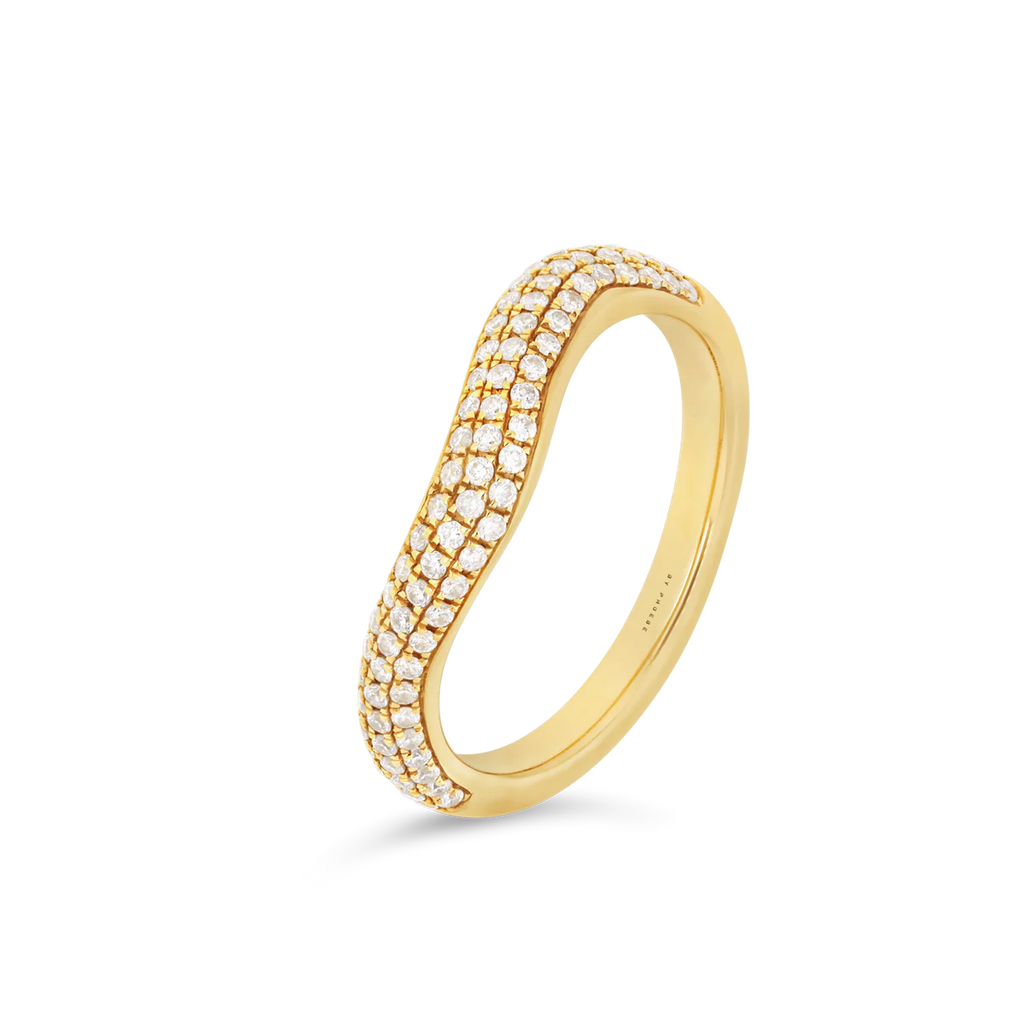 Bague Éclat Sertie - Or 18K et Diamants
