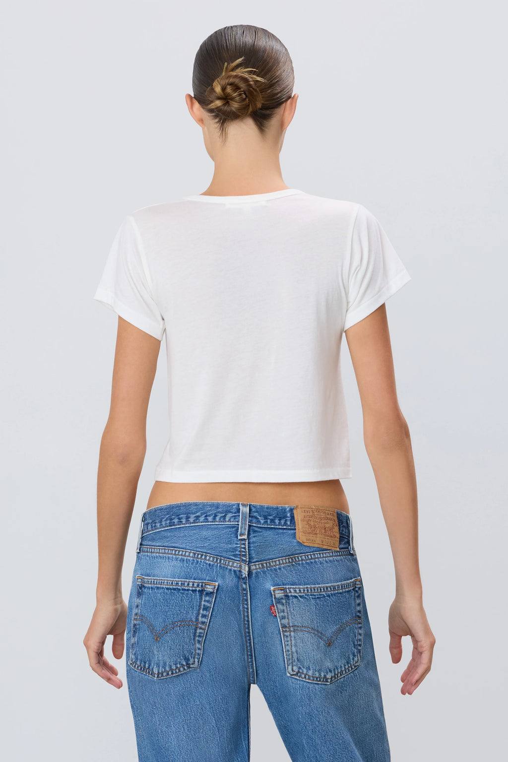 T‑shirt Baby Tee Chloe – Ivory