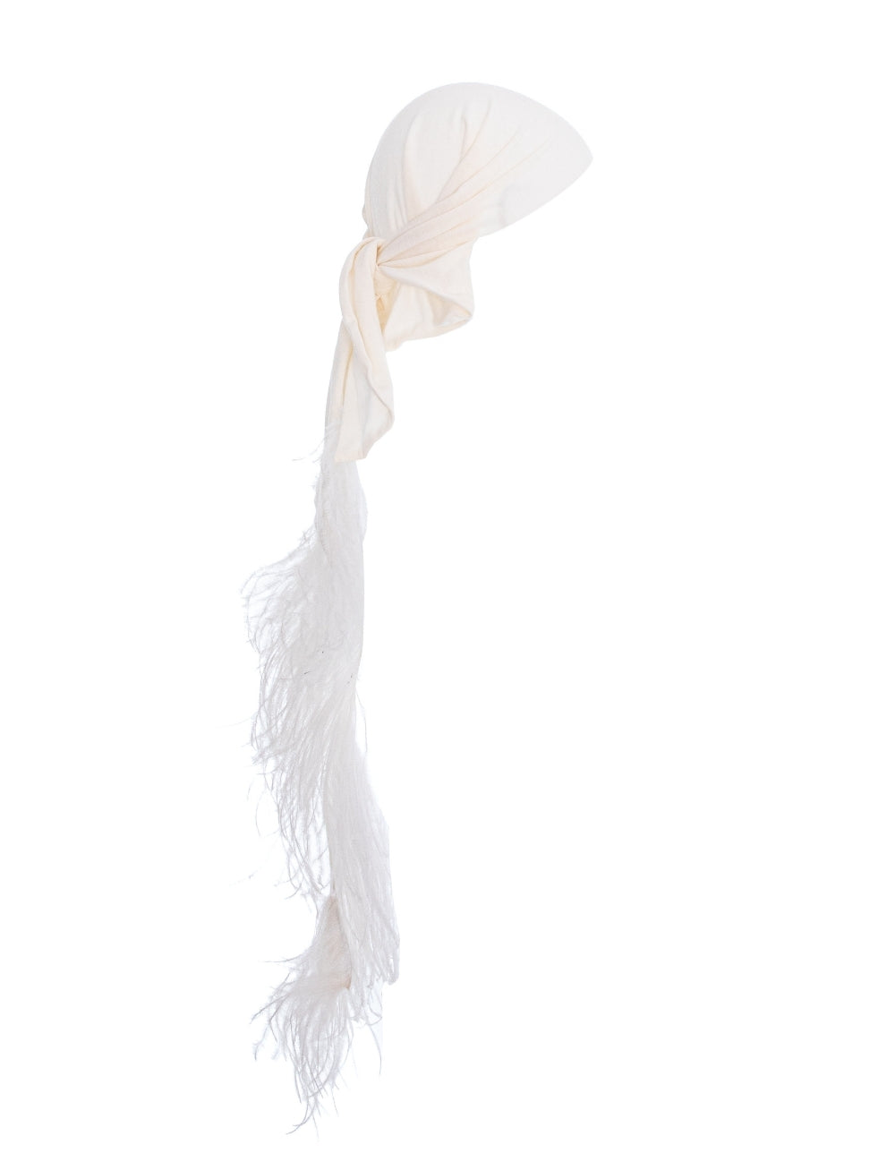 Foulard Sissy à plumes - Off White