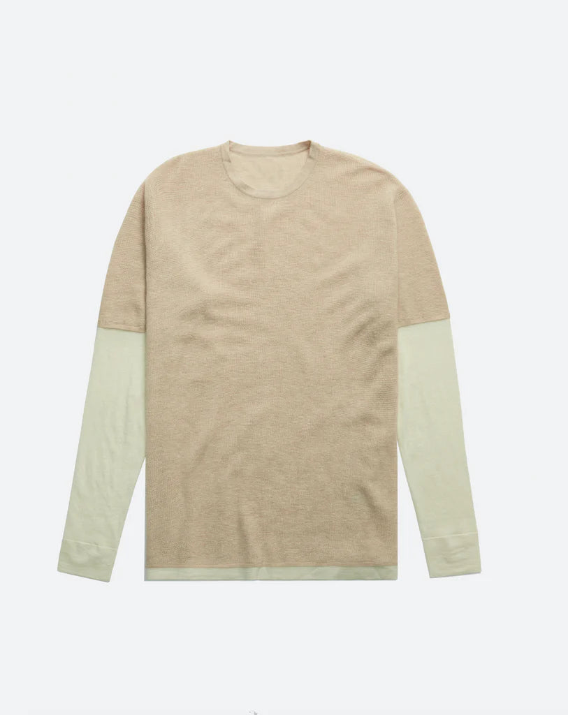 Kai Double Layer Top - Cream