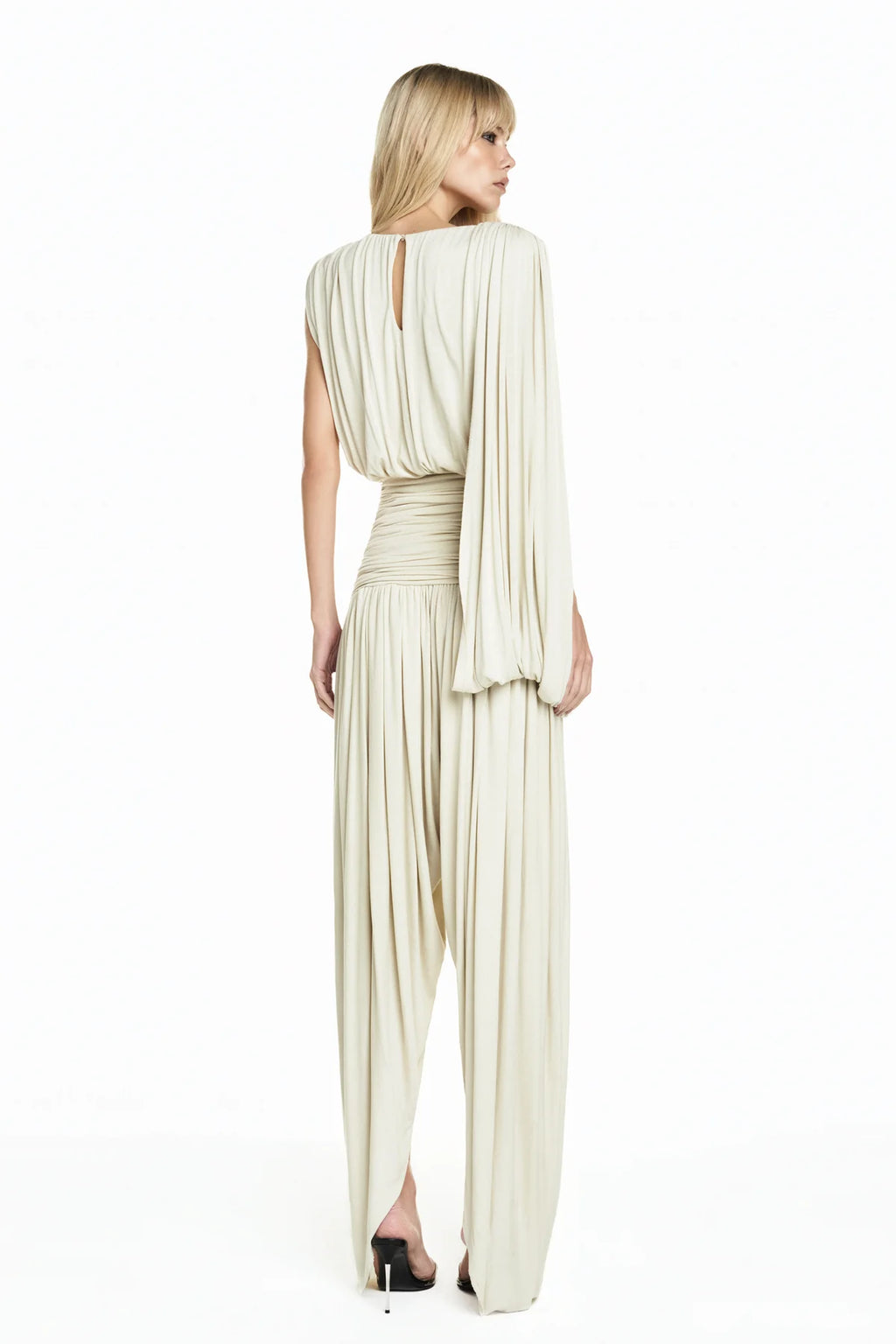 Combinaison Drapée Beige