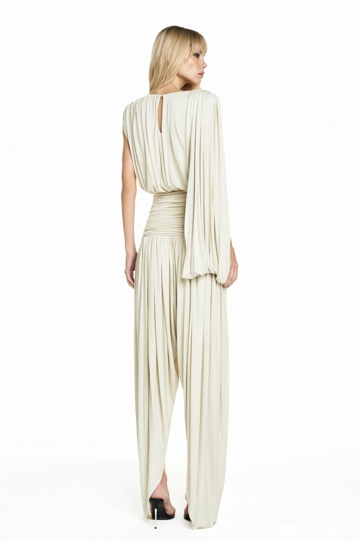 Combinaison Drapée Beige