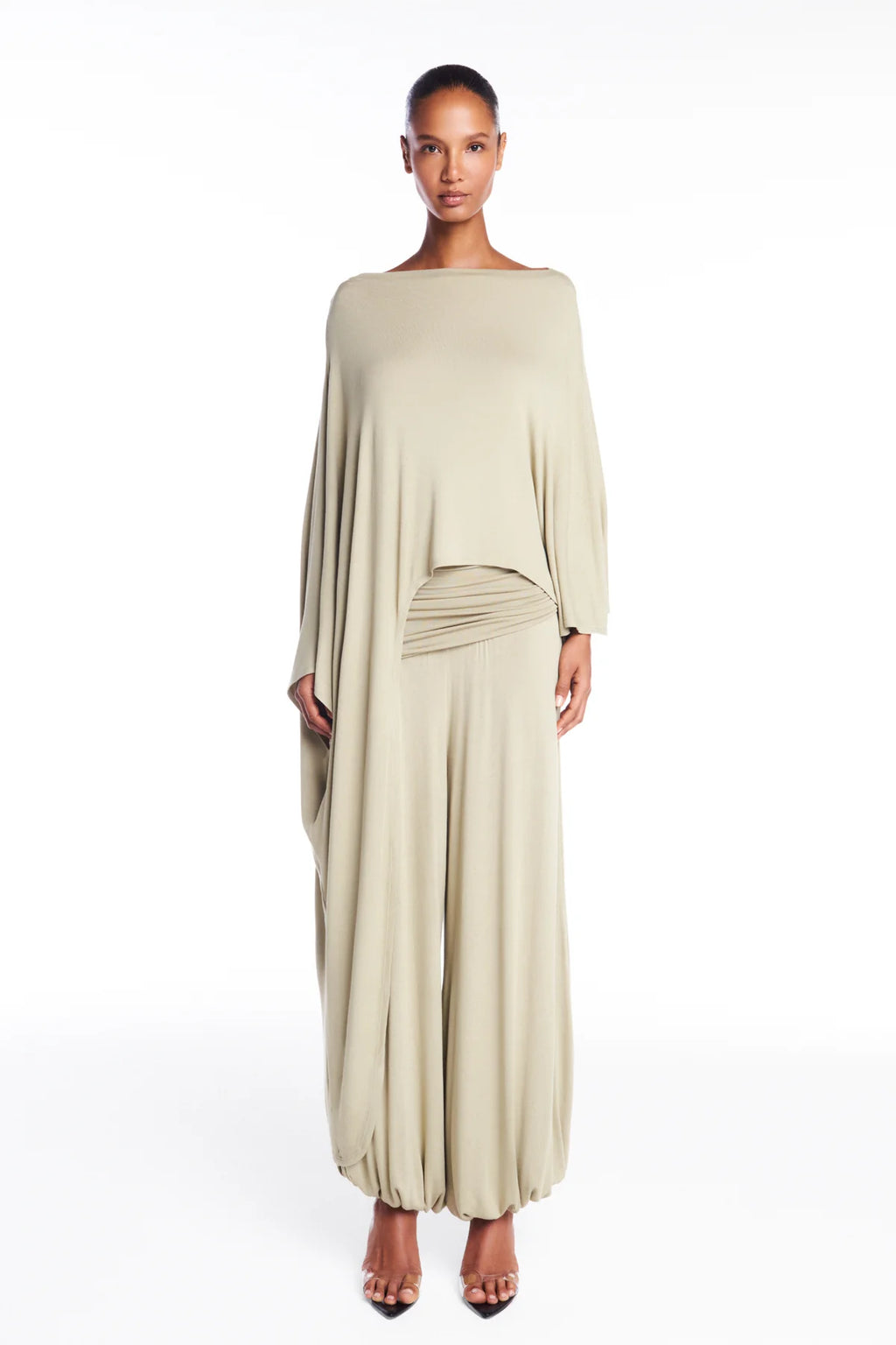 Top Asymétrique Vert