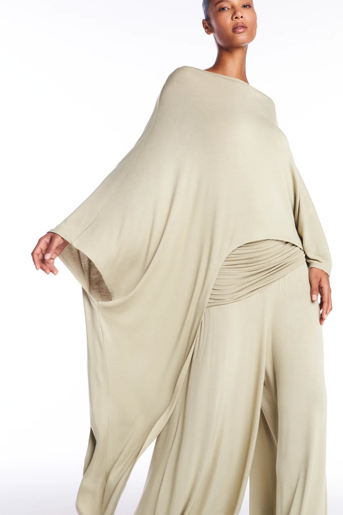 Top Asymétrique Vert