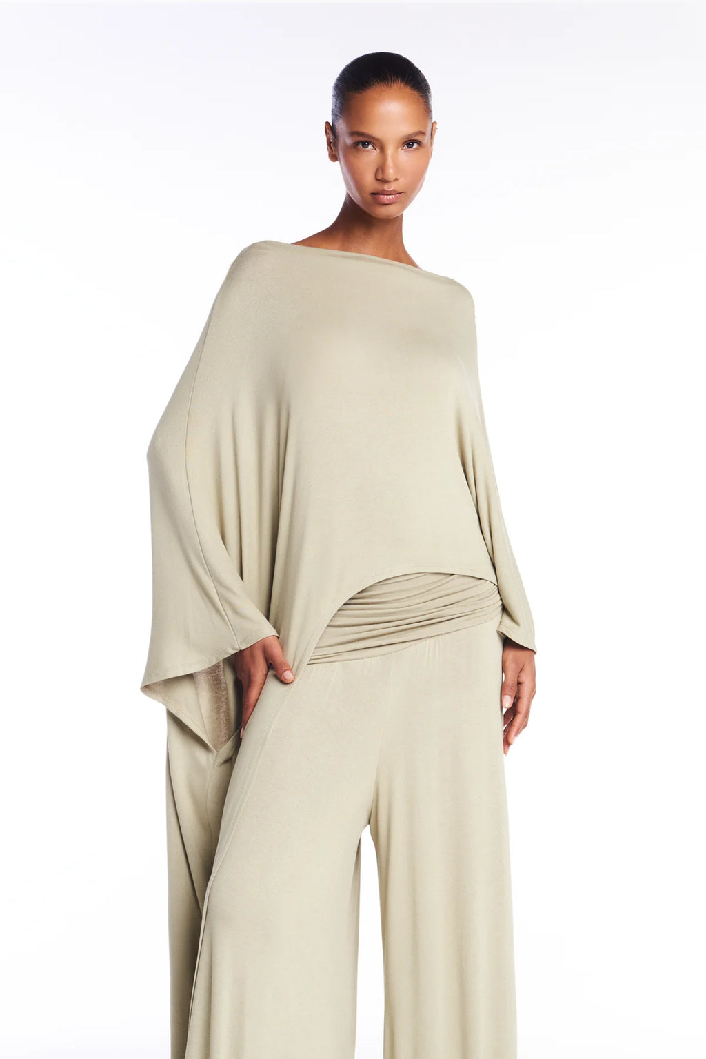 Top Asymétrique Vert